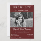 Invitation Petit vernissage photo Open House | Rouge (Devant)