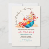 Invitation Petit Wild mignon Baby shower d'automne Foxy (Devant)