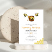 Invitation Petite abeille à miel mignonne avec Baby shower de