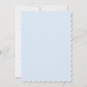 Invitation Petite arachide Eléphant Ballons bébé garçon douch (Dos)