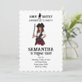 Invitation Petite aventure Pirate (Debout devant)