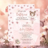 Invitation Petite Ballerina Est En Route Tutu Baby shower