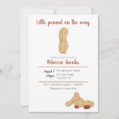 Invitation Petite cacahuète sur le chemin (Devant)