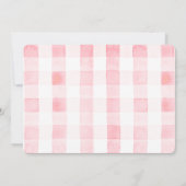 Invitation Petite cerise sur le dessus ruban photo 1er annive (Dos)