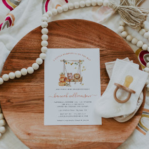 Invitation Petite Citrouille Baby Shower d'Automne