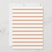 Invitation Petite Citrouille Rustic Automne Baby shower Invit (Dos)