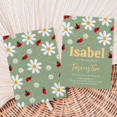 Invitation Petite coccinelle anniversaire