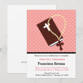 Invitation Petite communion (Devant / Derrière)