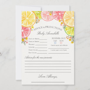 Invitation Petite croûte de fleurs Citrus Conseils pour la ca