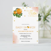 Invitation Petite cuisine moderne sur le chemin baby shower n (Debout devant)