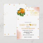 Invitation Petite cuisine moderne sur le chemin baby shower n (Devant / Derrière)