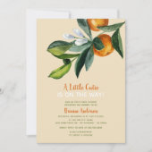 Invitation Petite Cutie Citrus Baby shower neutre entre les s (Devant)