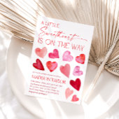 Invitation Petite Douce Saint-Valentin Baby Shower
