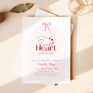 Invitation Petite Douceur Arc-en-Cœur Baby Shower