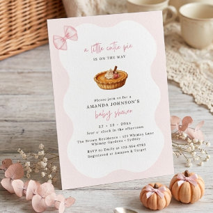 Invitation Petite Douceur Rose Fête de Naissance