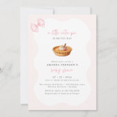 Invitation Petite Douceur Rose Fête de Naissance (Devant)