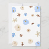 Invitation petite douche bébé citrouille (Dos)