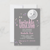 Invitation PETITE Étoile FILLE 2e FÊTE D'ANNIVERSAIRE (Devant)