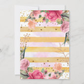 Invitation Petite Fée Baby Girl Douche (Dos)