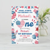 Invitation Petite Fée d'Artifice Fête du 14 Juillet 1er Anniv (Debout devant)