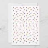 Invitation Petite Fée Première Porte Anniversaire (Dos)