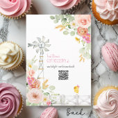 Invitation Petite Ferme Fille Fleur Fête d'Anniversaire de la