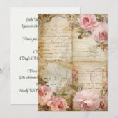 Invitation Petite Fête Baby Sprinkle | Pastels Douces (Devant / Derrière)