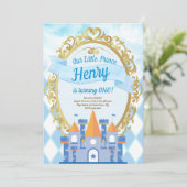 Invitation Petite fête d'anniversaire de prince (Debout devant)