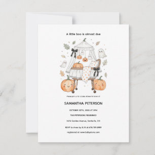 Invitation Petite fête d'Halloween pour bébé Boo
