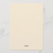 Invitation Petite Fête Mariachi (Dos)