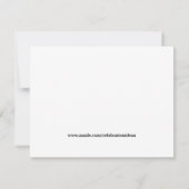 Invitation Petite fille (Dos)