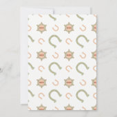 Invitation Petite fille au cheval Filles Anniversaire (Dos)