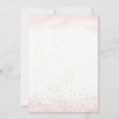 Invitation Petite fille Ballerina anniversaire fête Invitatio (Dos)