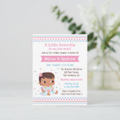 Invitation Petite fille-bébé de Senorita Baby shower mexicain (Debout devant)