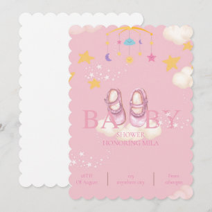 Invitation Petite fille bébé douche invitations, téléchargeme