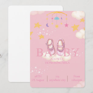 Invitation Petite fille bébé douche invitations, téléchargeme
