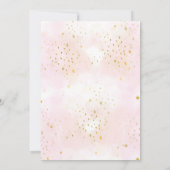 Invitation Petite fille Citrouille jumelle rose 1er anniversa (Dos)