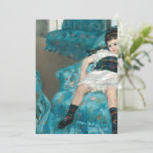 Invitation Petite Fille Dans Un Fauteuil Bleu - Mary Cassatt (Debout devant)
