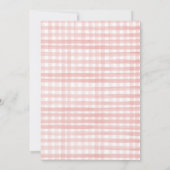 Invitation Petite Fille De Poulets Ferme Pâques Poulet Annive (Dos)