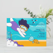 Invitation Petite Fille en Apnée (Debout devant)