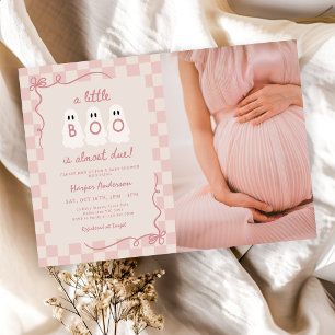 Invitation Petite fille Halloween Bébé Fille Fantôme Baby Sho