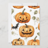 Invitation Petite Fille Mignonne Et Son Chat (Dos)