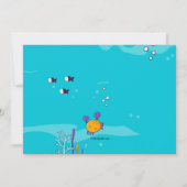 Invitation Petite Fille Snorkeleuse (Dos)