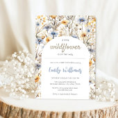 Invitation Petite fleur sauvage baby shower