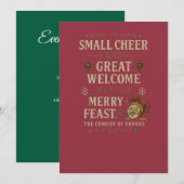 Invitation Petite Joie et Grande Bienvenue (Devant / Derrière)