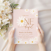 Invitation Petite Mademoiselle Merveilleuse Daisy 1er Anniver