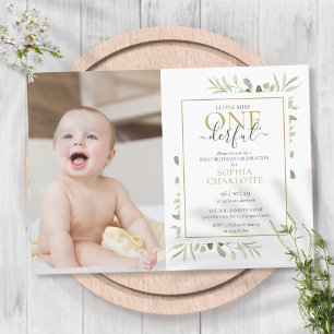 Invitation Petite Mademoiselle ONEderful Photo Jolie Fille 1e