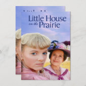 Invitation petite maison dans les prairies (Devant / Derrière)