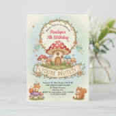 Invitation Petite Maison de Champignons Fées 5ème Anniversair (Debout devant)