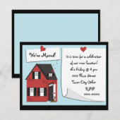 Invitation Petite maison en brique (Devant / Derrière)